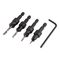 TORK CRAFT Screw Pilot/countersink Set 4pce